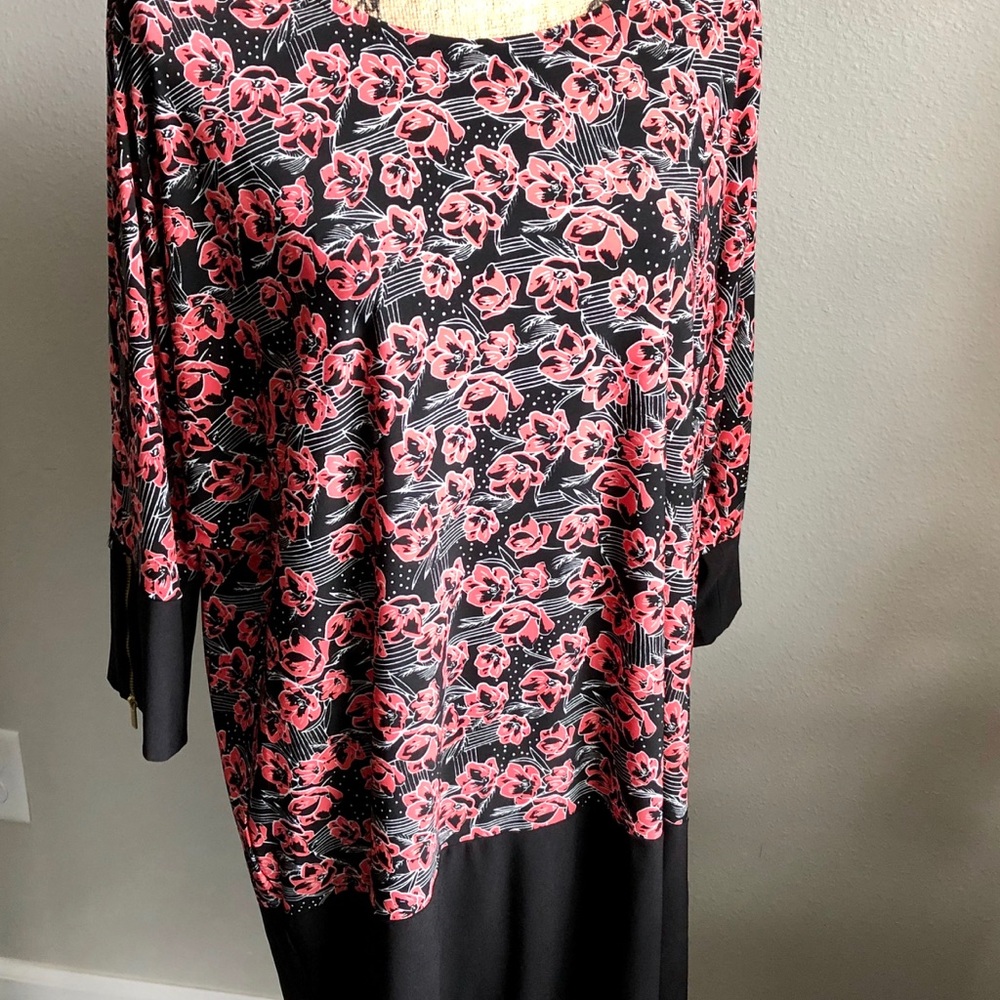 WOMAN WITHIN Zip Sleeve Tunic NWOT - Picture 2 of 8